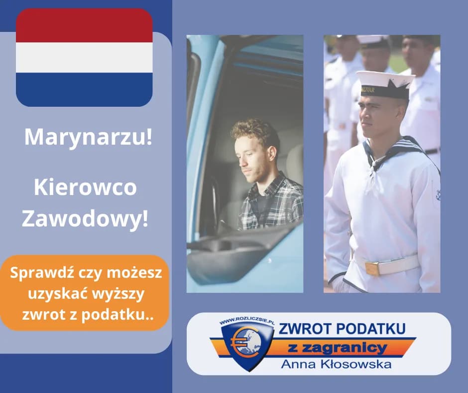 Jesteś Marynarzem lub Kierowcą Międzynarodowym? Być może powinieneś uzyskać wyższy zwrot podatku!