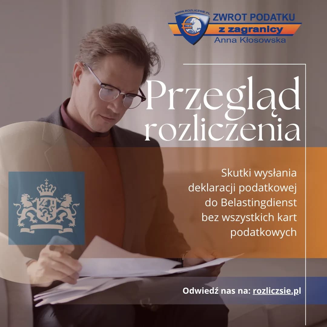 Urzędnik sprawdzający poprawność rozliczenia podatkowego. Jakie są konsekwencje wysłania rozliczenia bez wszystkich kart podatkowych?