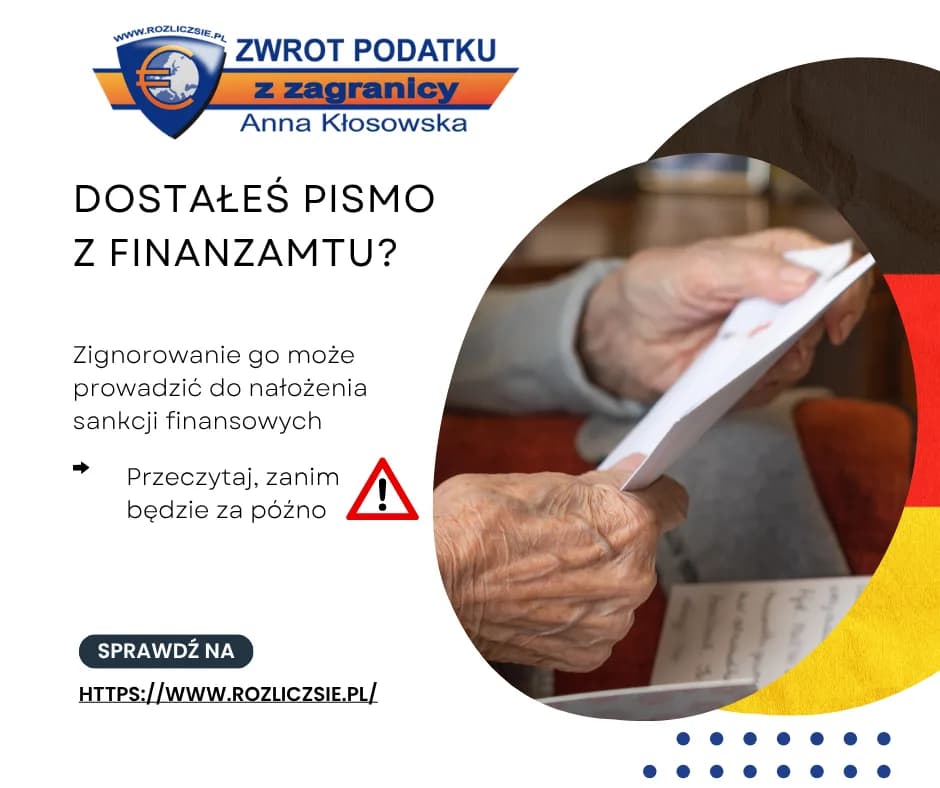 Wezwanie z urzędu Finanzamt - dokumenty